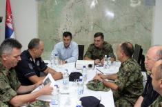 Minister Djordjevic visits Joint Military and Police Force