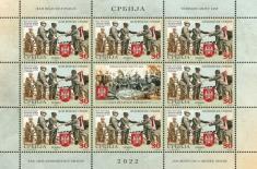 Postage Stamps for Serbian Armed Forces Day