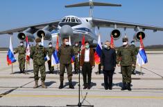 Eleven airplanes delivered medical aid from the Russian Federation