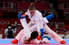 MoD member Jovana Preković becomes karate world champion in Dubai