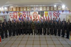 Admission of newly commissioned officers to Serbian Armed Forces units