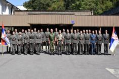 Admission of newly commissioned officers to Serbian Armed Forces units