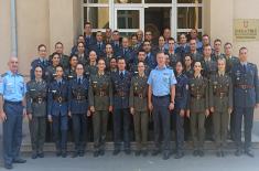 Admission of newly commissioned officers to Serbian Armed Forces units