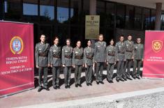 Admission of newly commissioned officers to Serbian Armed Forces units