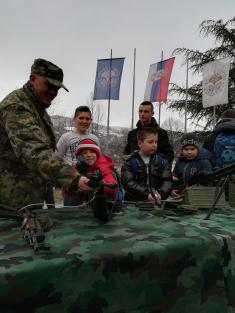 Ceremonial March-Past of Military Bands and Arms Presentation in the Towns of Serbia