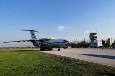 Eleven airplanes delivered medical aid from the Russian Federation