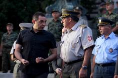 Dress rehearsal for Serbian Armed Forces youngest officers