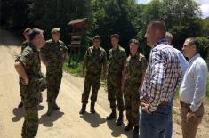 Visit to the Units of 126th Air Surveillance, Early Warning and Guidance (ASEWG) Brigade  