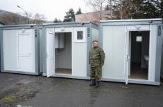 Министар Гашић обишао инфраструктурне радове у касарни „Стефан Немања“ у Рашки