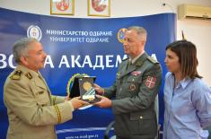 Students of Algerian Armed Forces Advanced Warfighting School visit Defence University