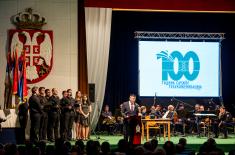 Ceremony on the occasion of 100 years of telecommunications in the Serbian Armed Forces