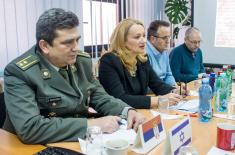 Delegation of Israeli Memorial visits Military Archive 