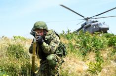 Members of the Special Forces Brigade at the Slavic Brotherhood 2018