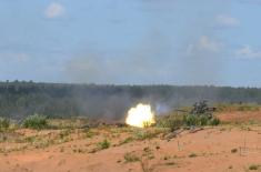 Members of the Serbian Armed Forces demonstrate high readiness in exercise in Russia