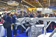 Minister Vulin at the Military Technology Trade Fair in Paris