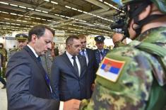 Minister Vulin at the Military Technology Trade Fair in Paris