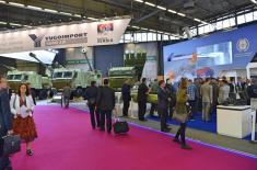 Minister Vulin at the Military Technology Trade Fair in Paris