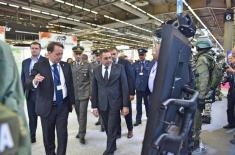 Minister Vulin at the Military Technology Trade Fair in Paris