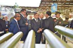 Minister Vulin at the Military Technology Trade Fair in Paris