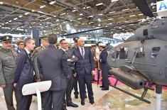 Minister Vulin at the Military Technology Trade Fair in Paris