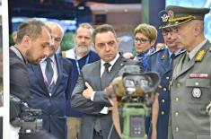 Minister Vulin at the Military Technology Trade Fair in Paris