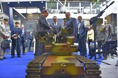 Minister Vulin at the Military Technology Trade Fair in Paris