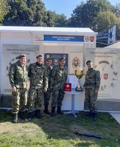 Members of Ministry of Defence and Serbian Armed Forces at 11th International Sports Fair