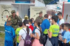 Members of Ministry of Defence and Serbian Armed Forces at 11th International Sports Fair