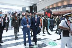 Minister Stefanović attends Defence Exhibition in United Arab Emirates