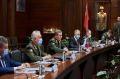 Meeting of Chiefs of General Staff of Serbian Armed Forces and Armed Forces of Russian Federation 