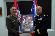 Visit from Adjutant General of Ohio National Guard