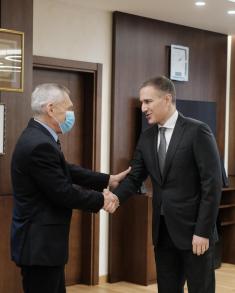 Minister Stefanović meets with Ambassador Botsan-Kharchenko