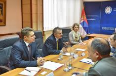 Meeting of the Minister of Defence with the Leadership of the Association of Organisations of Reserve Commanding Officers and NCOs