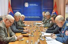 Minister of Defence meets with representatives of the Association of Military Pensioners of Serbia