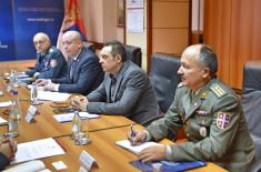 Meeting of the Minister of Defence with the Leadership of the Association of Organisations of Reserve Commanding Officers and NCOs