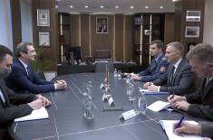 Meeting between Minister Stefanović and Ambassador of Azerbaijan Khasiyev