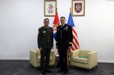 Visit from US European Command Deputy Commander