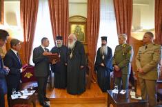 Vulin with Archbishop of Greece - Kosovo and Metohija are the Serbian Acropolis