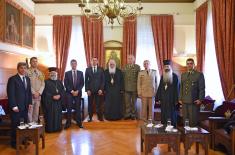 Vulin with Archbishop of Greece - Kosovo and Metohija are the Serbian Acropolis