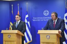 Intensive cooperation with the Hellenic Republic