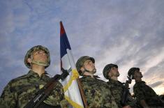 Dress rehearsal for Serbian Armed Forces youngest officers