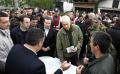 President Tadic visited the flooded areas