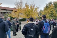 Promotion of voluntary military service under arms continues in Serbian cities