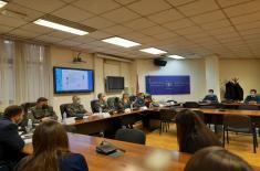 Ministry of Defence representatives attend discussion forum “Learn about legal institutions in the right (legal) way”  