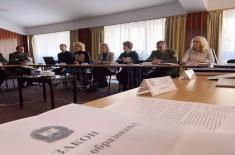 Expert meeting on Draft Law on Military Education held