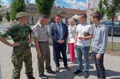 Promocija dobrovoljnog služenja vojnog roka i svečano otvaranje kancelarije Centra Ministarstva odbrane u Srbobranu