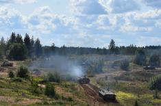 Members of the Serbian Armed Forces demonstrate high readiness in exercise in Russia