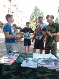 Promocija dobrovoljnog služenja vojnog roka u Bačkoj Palanci