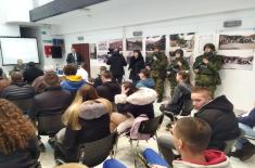 Promotion of voluntary military service in Serbian cities