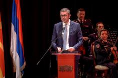 Ministar Gašić prisustvovao Svetosavskoj akademiji u Skoplju